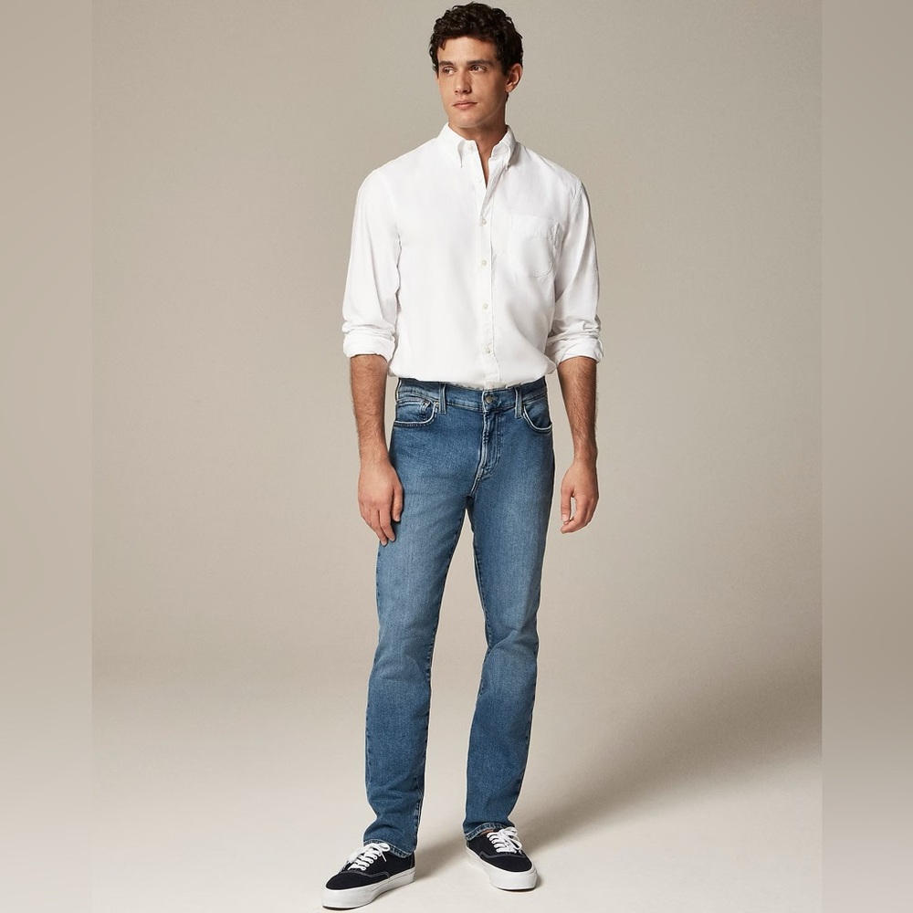 J. Crew 484 Slim-fit stretch jean in medium wash
